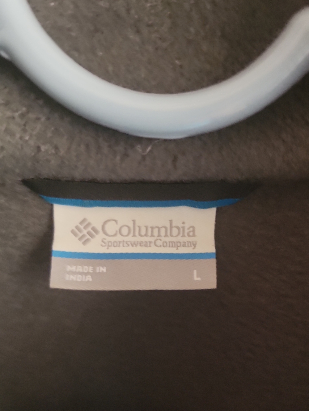 Columbia Men's Dark Gray Full-Zip Fleece Jacket - Picture 3 of 4